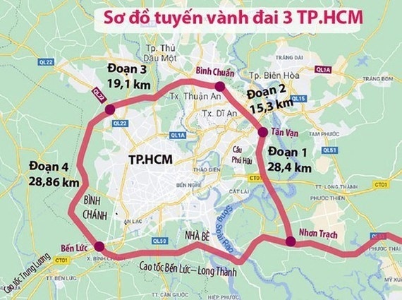 Dự án vành đai 3 TP.HCM: Đang triển khai theo đúng kế hoạch