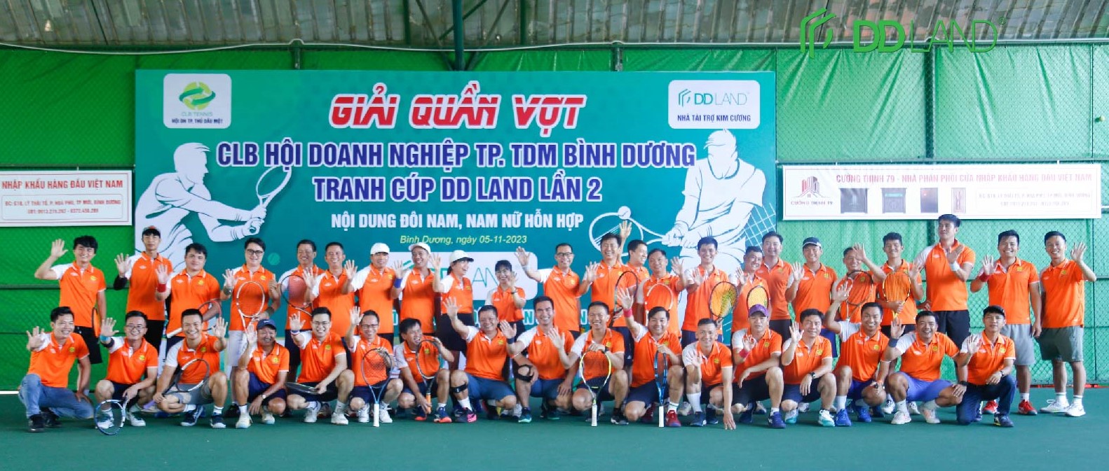 DD LAND giành chiến thắng tại Giải quần vợt CLB Hội doanh nghiệp TP. Thủ Dầu Một